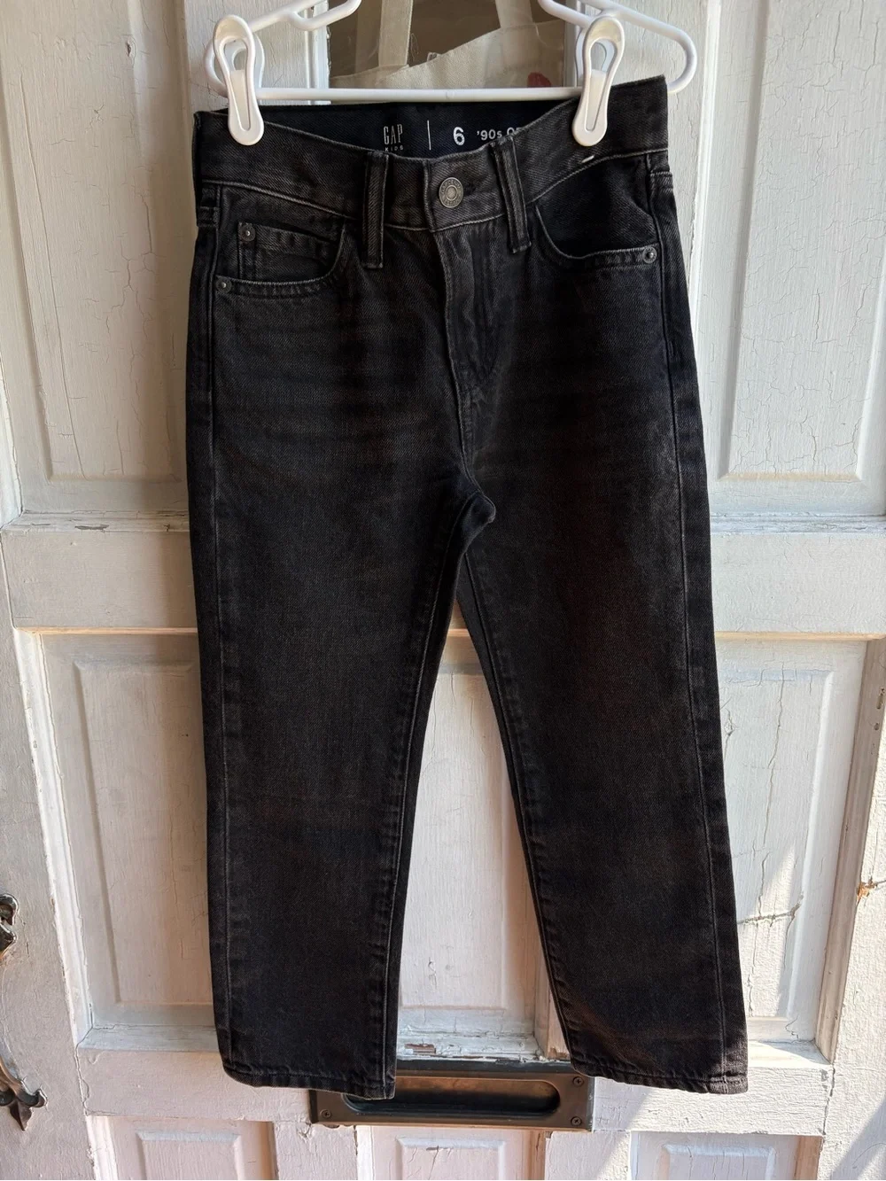 GAP boys 90’s original straight black jeans